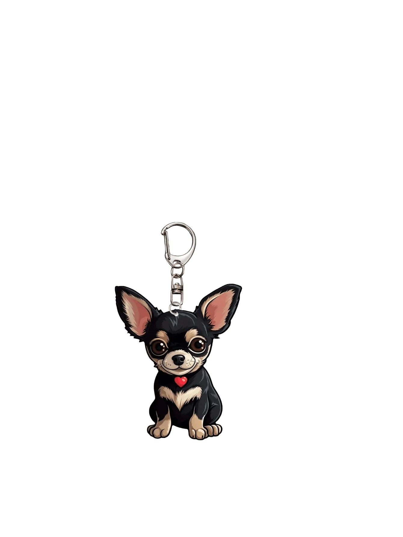 Acrylic Dachshund Keychain Charm For Bags Backpacks Cars Home Decor Pet Lover Gift