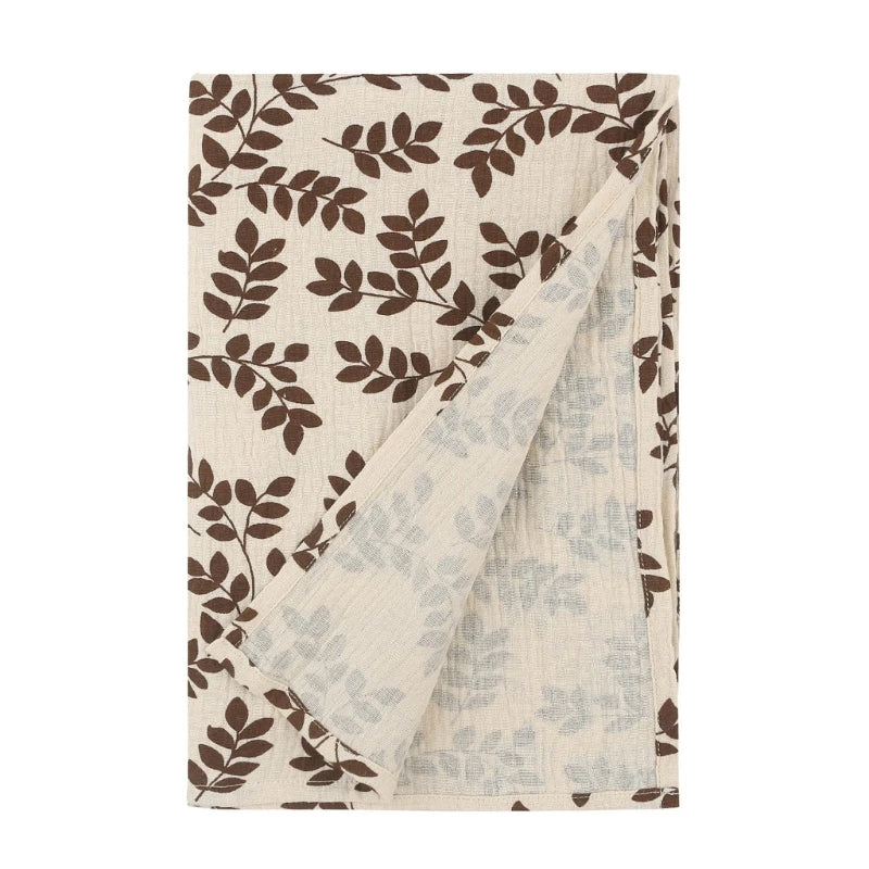 Baby Muslin-Towel Cotton Swaddle Blanket Infant Summer Thin Quilt High Absorbent Bath Towel Air Conditioned Room Blanket