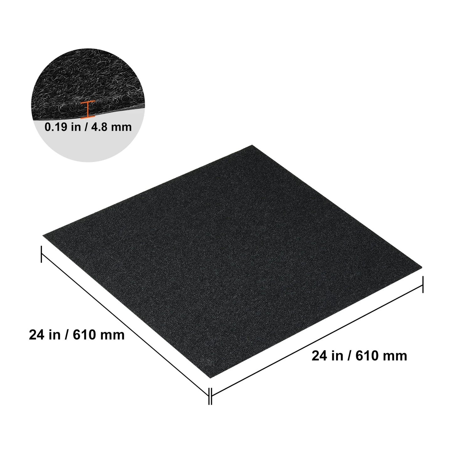 Carpet Tiles Peel & Stick Self Adhesive Carpet Floor Tile Soft Padded Carpet Tiles Bedroom Living Room Indoor Outdoor