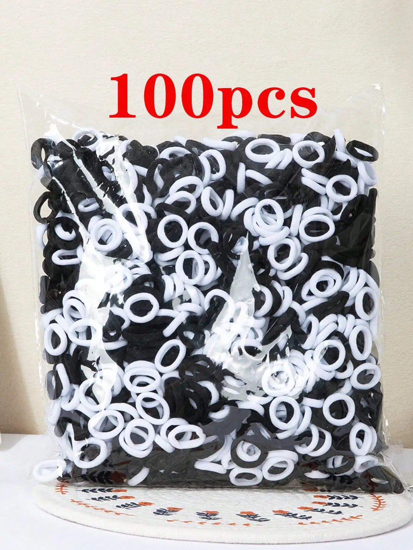100Pcs Girls Elastic Hair Ties Colorful Nylon Small Hair Tie For Teen Ponytail Holder Scrunchie Teen Hair Accessories