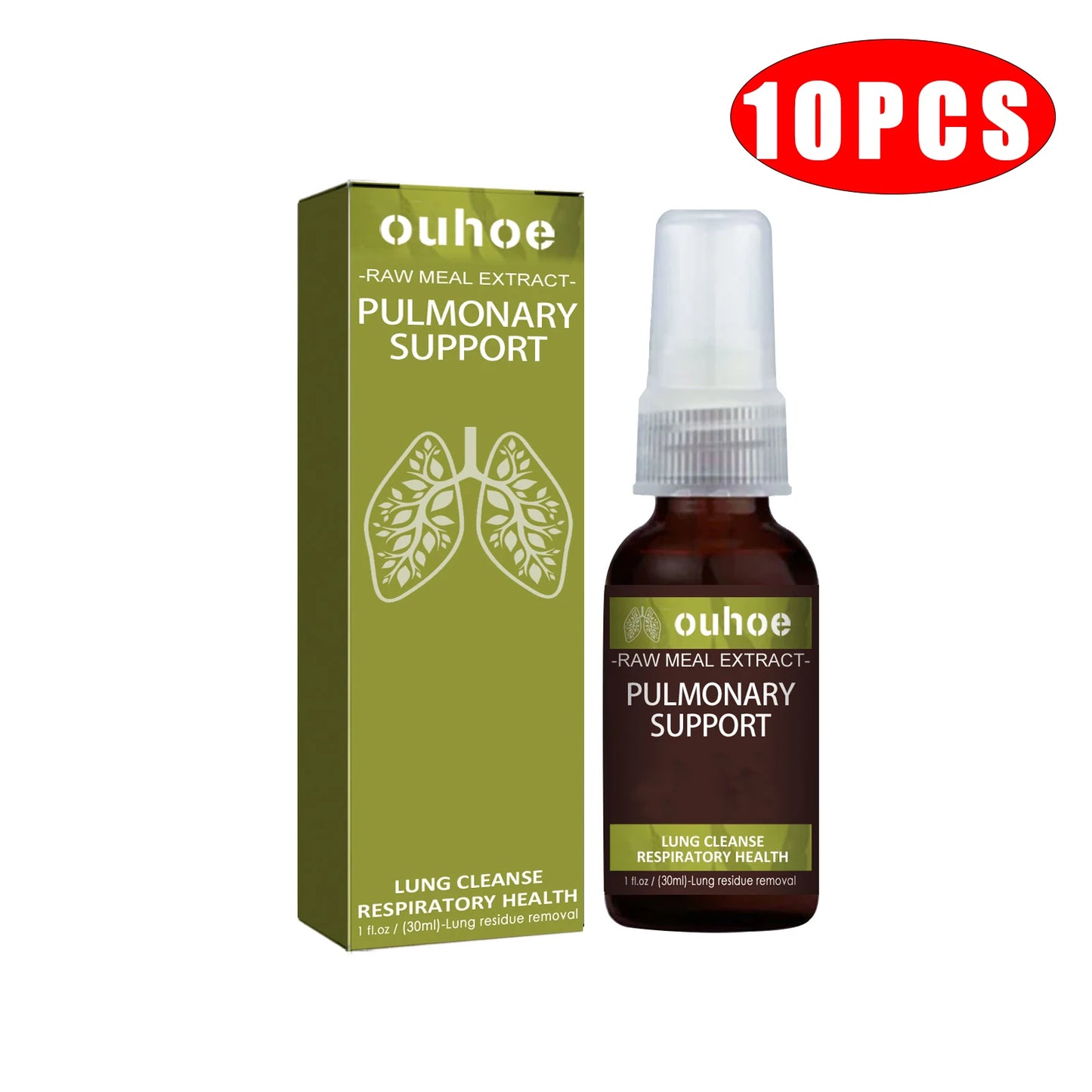 Herbal Lung Cleansing Spray Breath Detox Herbal Lung Cleanse Spray, Herbal Lung Cleanse Mist - Powerful Lung Support