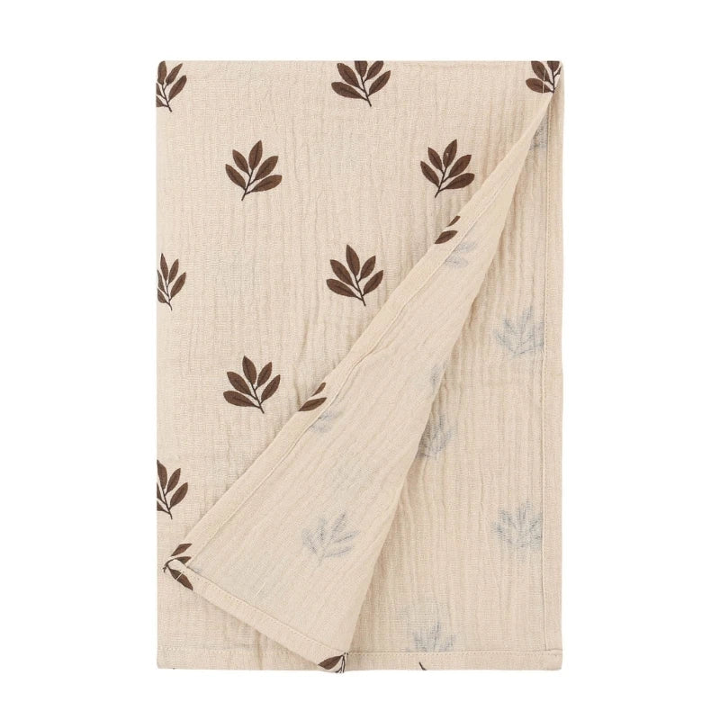 Baby Muslin-Towel Cotton Swaddle Blanket Infant Summer Thin Quilt High Absorbent Bath Towel Air Conditioned Room Blanket