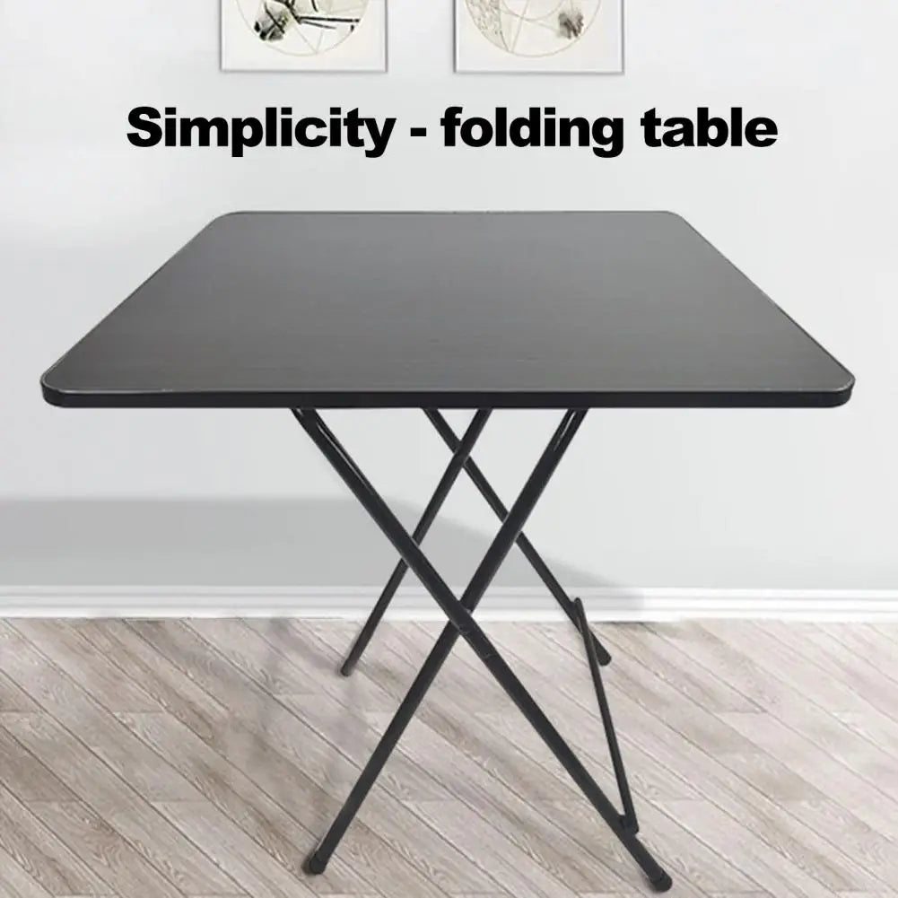 Folding Family Table Small Square Solid Foldable Dinner Table 4 Persons Home office Study Computer Desk Home Improvement
