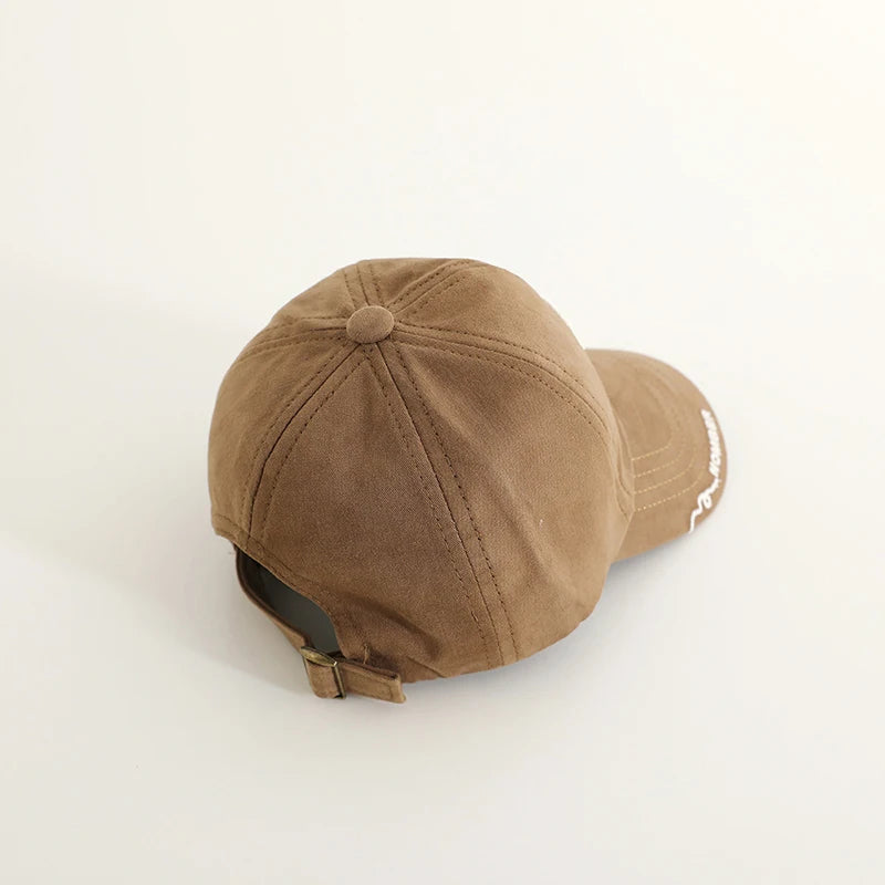 1-4Year Children Bow Duck Tongue Hat Solid Color Kids Baseball Hat Fashion Baby Outing Sunshade Visor Boy Girl Cotton Peaked Cap