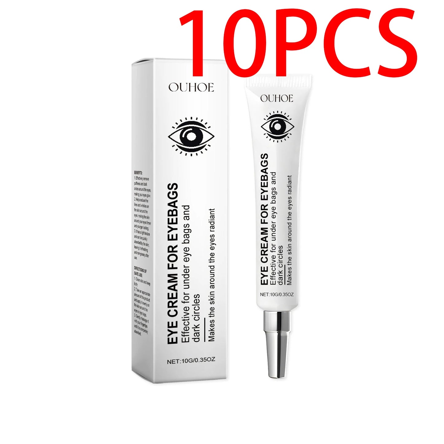 Ouhoe Collagen Eye Cream Hyaluronic Acid Deep Moisturizing Lightens Dark Circles Firms Skin Instant Eye Repair Serum Stick