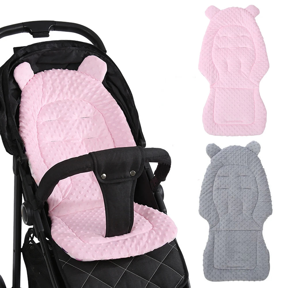 Baby Stroller Seat Cushion Cotton Infant Double-sided Seat Pad Thick Warm Universal Child Cart Mattress Mat Stroller Accessories