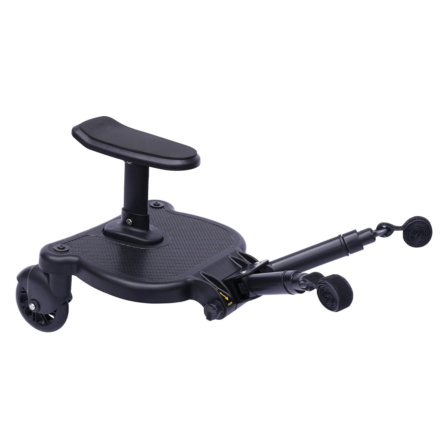 Upgraded 2-in-1 Stroller Buggy Board, Universal Fit with Detachable Seat, Holds Kids Up to 55 lbs