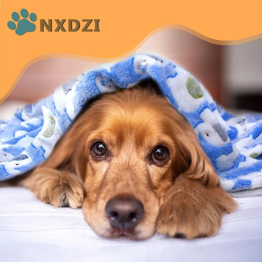 3Pack Washable Dog Blankets for Medium to Large Dogs Soft Fuzzy Pet Throw Cover 41 x 31 Ideal for Kennel Crate Beds Indoor Outd