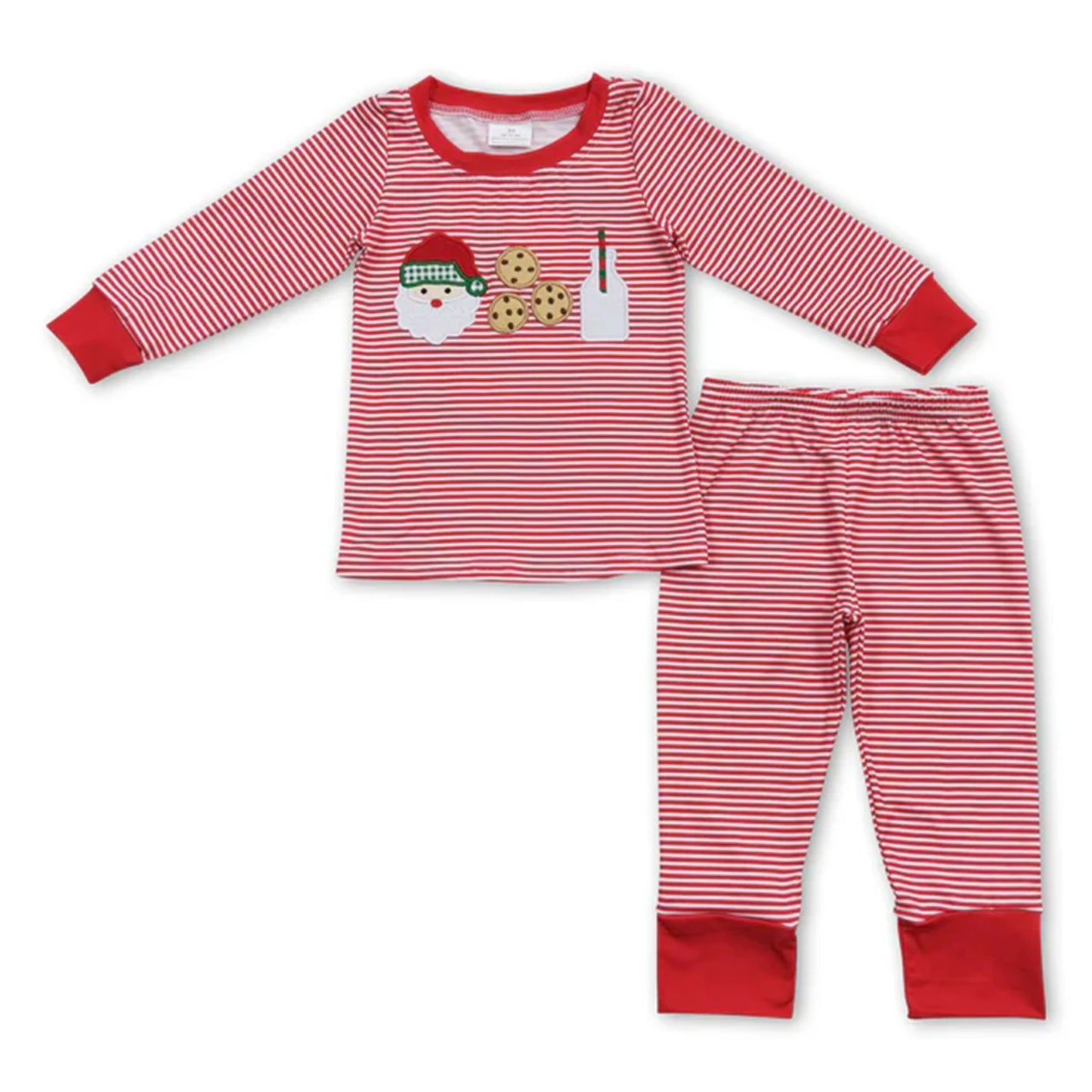 Baby Boys Long Sleeves Pajamas Set Green Ducks Plaid Top with Pants Comfortable Sleepwear for Infants