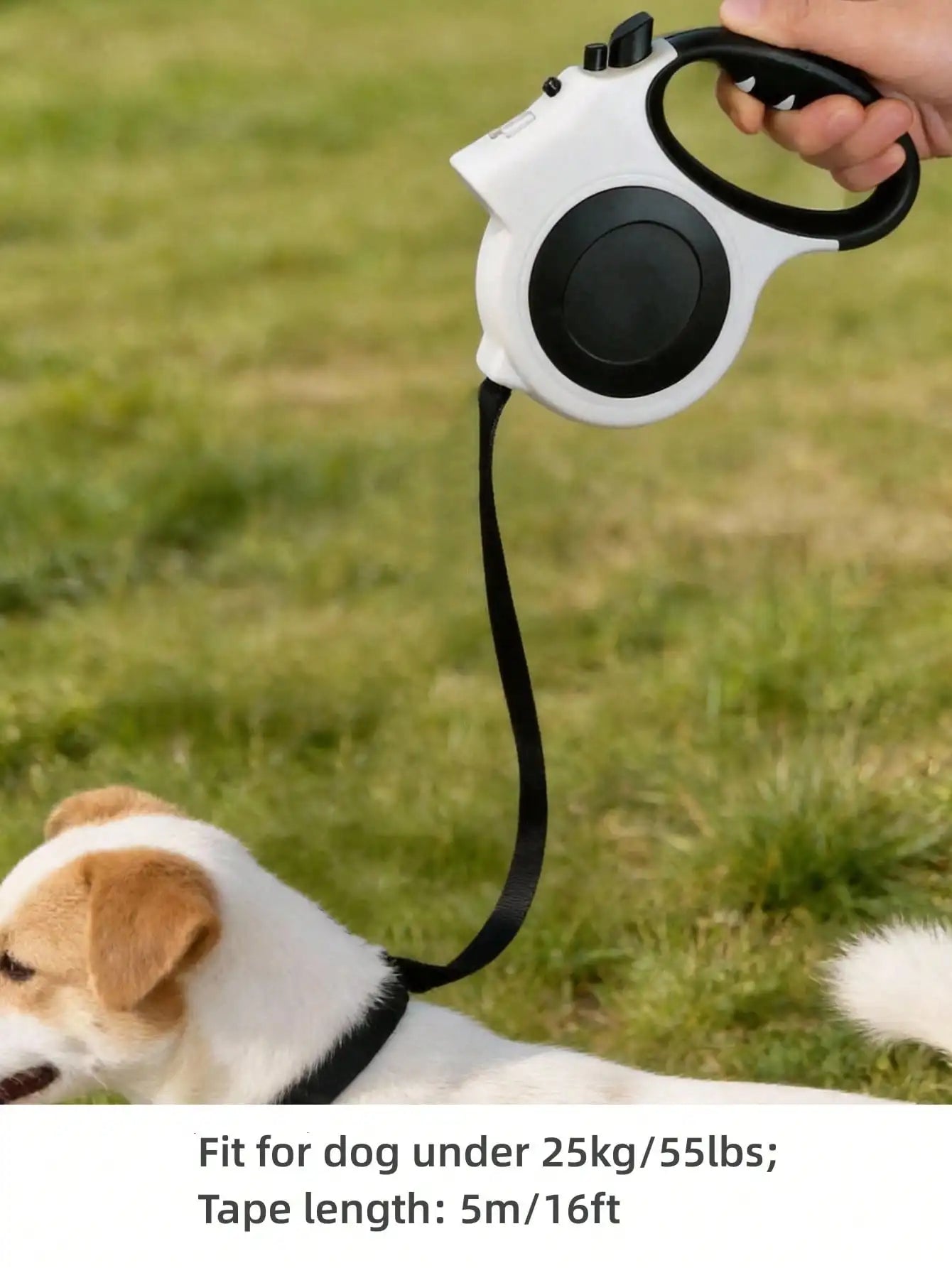 Led Light Retractable Dog Leash for Small to Medium Dogs – Extends Up to 16ft for Night Walks