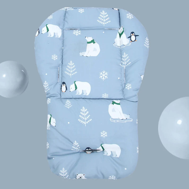 Baby Kids Highchair Cushion Pad Mat Booster Seats Cushion Pad Mat Feeding Chair Cushions Pad Stroller Cushion Mat Cotton