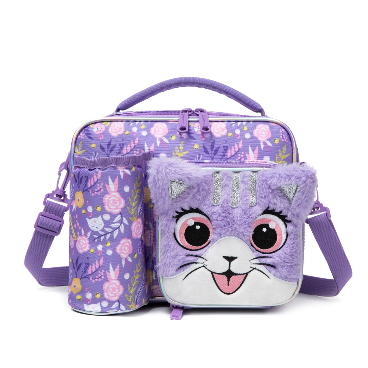 MYHSBYO Cute Animal Kids Lunch Box Meal Bag Washable Lunch Bag Reusable Leakproof Bag for School Nursery It's Beautiful for Girls