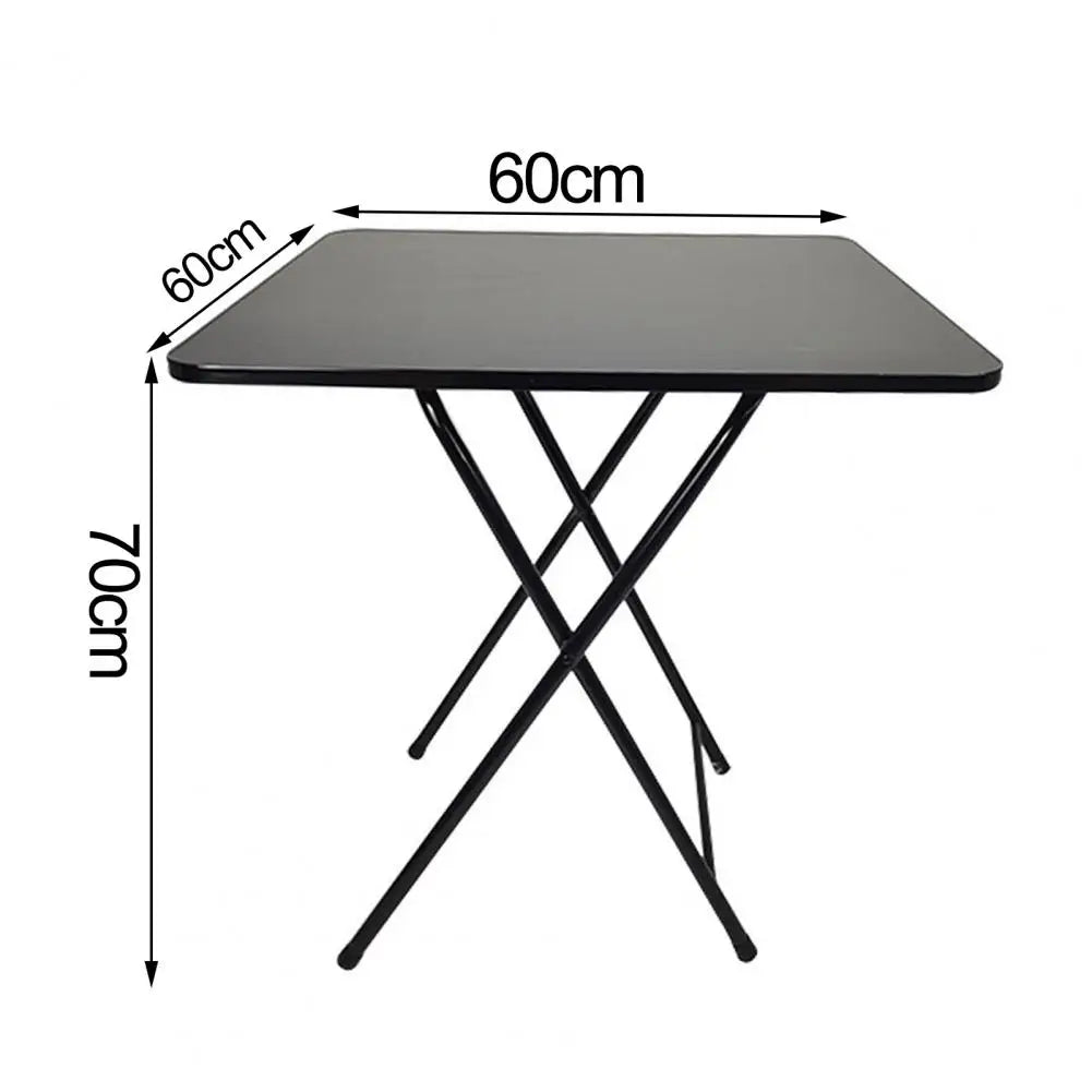 Folding Family Table Small Square Solid Foldable Dinner Table 4 Persons Home office Study Computer Desk Home Improvement