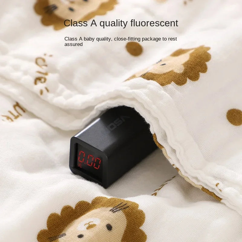 4 Layer Cotton Newborn Baby Bath Towel Swaddle Blanket Babies Bedding Gauze Blankets Stroller Cover Children's Shower Towel