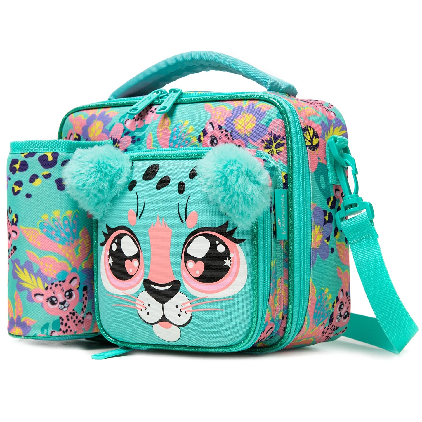 Cute Animal Kids Lunch Box Meal Bag Washable Lunch Bag Reusable Leakproof Bag for School Nursery It's Beautiful for Girls