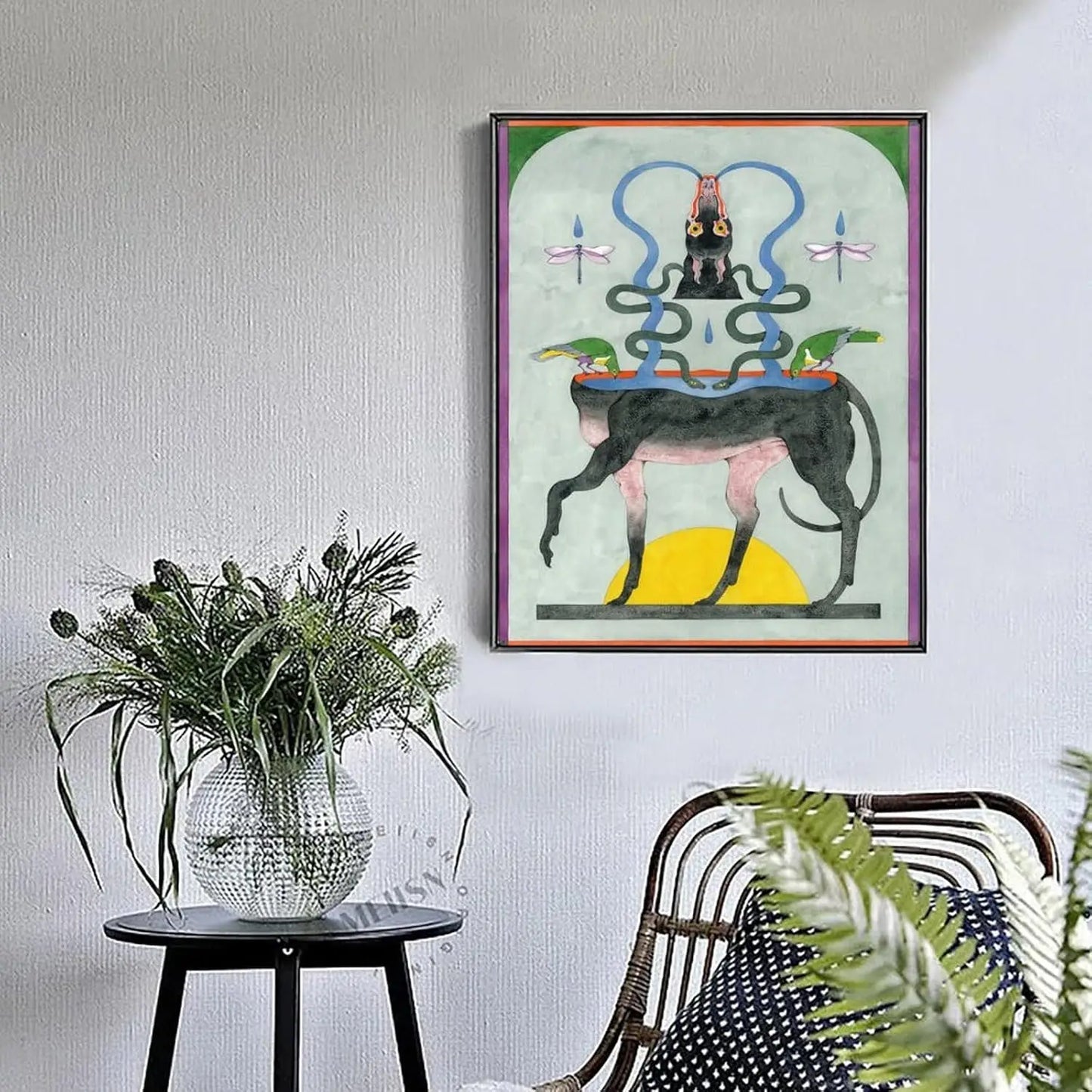 Artist Lou Benesch Fantasy Painting Art Poster (5) Wall Poster Art Canvas Printing Gift Office Bedroom Aesthetic Poster 16x20inc