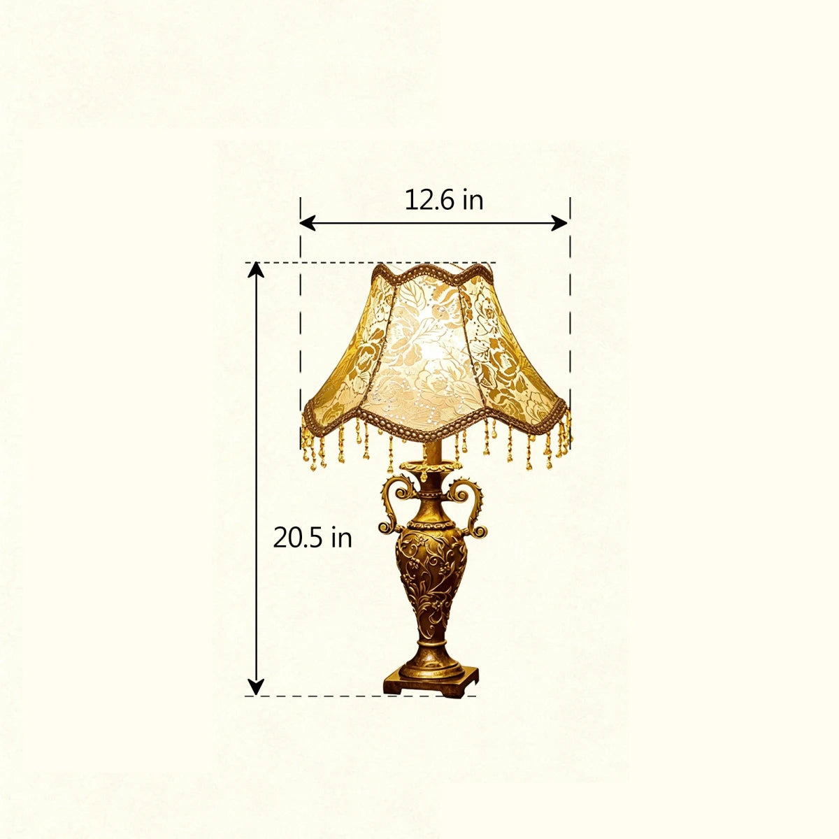 Classical Table Lamp Fabric Drum Shade And Antique brass Base ,American Decor Classic Bedside Desk Nightstand Table Lamp for Bedroom Living Room