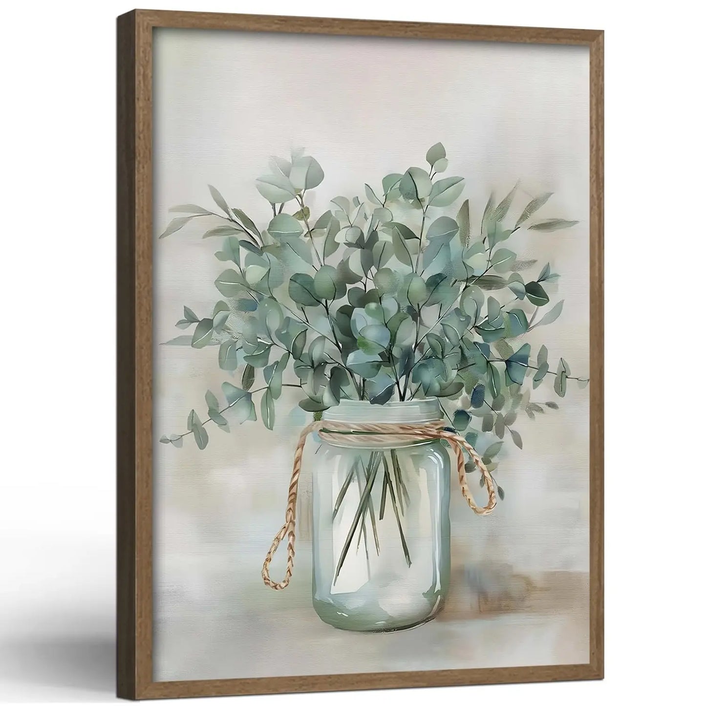 2Pcs Framed Canvas Wall Art Countryside Artwork Prints Landscape Posters Gallery Retro Classic Nature Pictures Home Decor Living Room Bedroom Office Farmhouse 12X16 Inch Ready to Hang