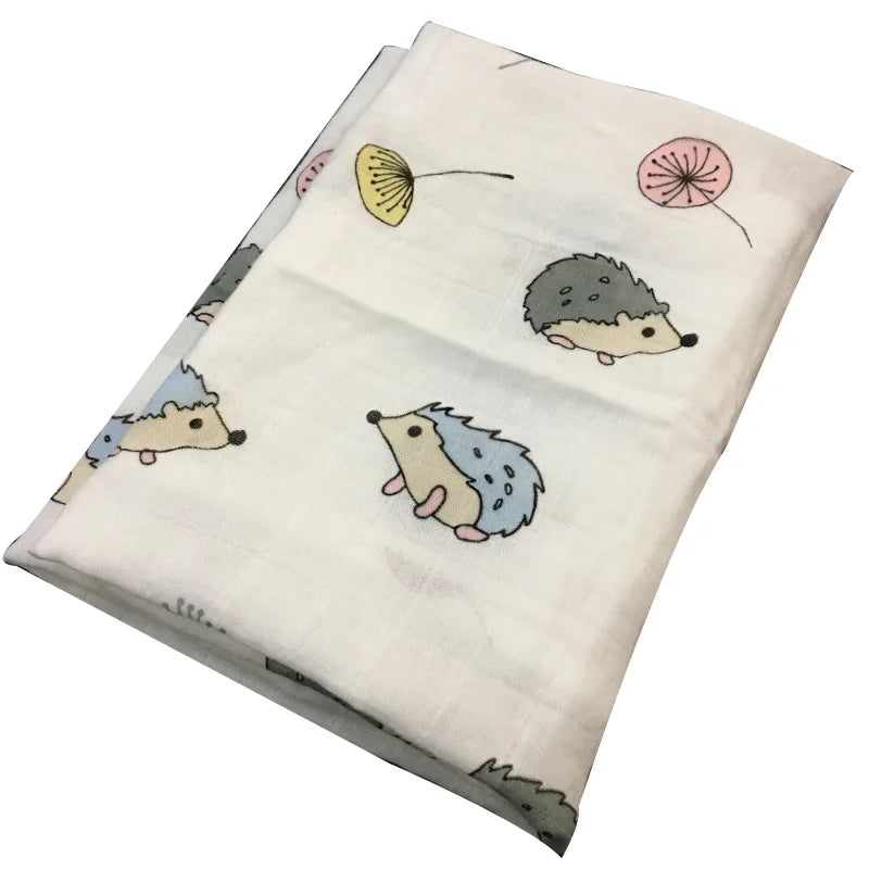 58x58cm Muslin cotton Baby Towels Scarf Swaddle bath Towel Newborns Handkerchief Bathing Feeding Face Washcloth Wipe
