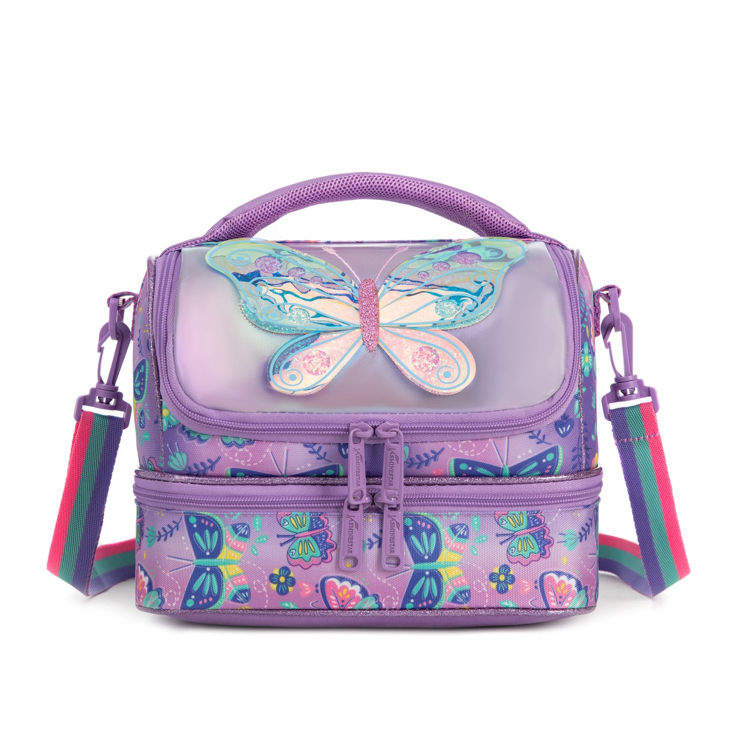 Cute Animal Kids Lunch Box Meal Bag Washable Lunch Bag Reusable Leakproof Bag for School Nursery It's Beautiful for Girls