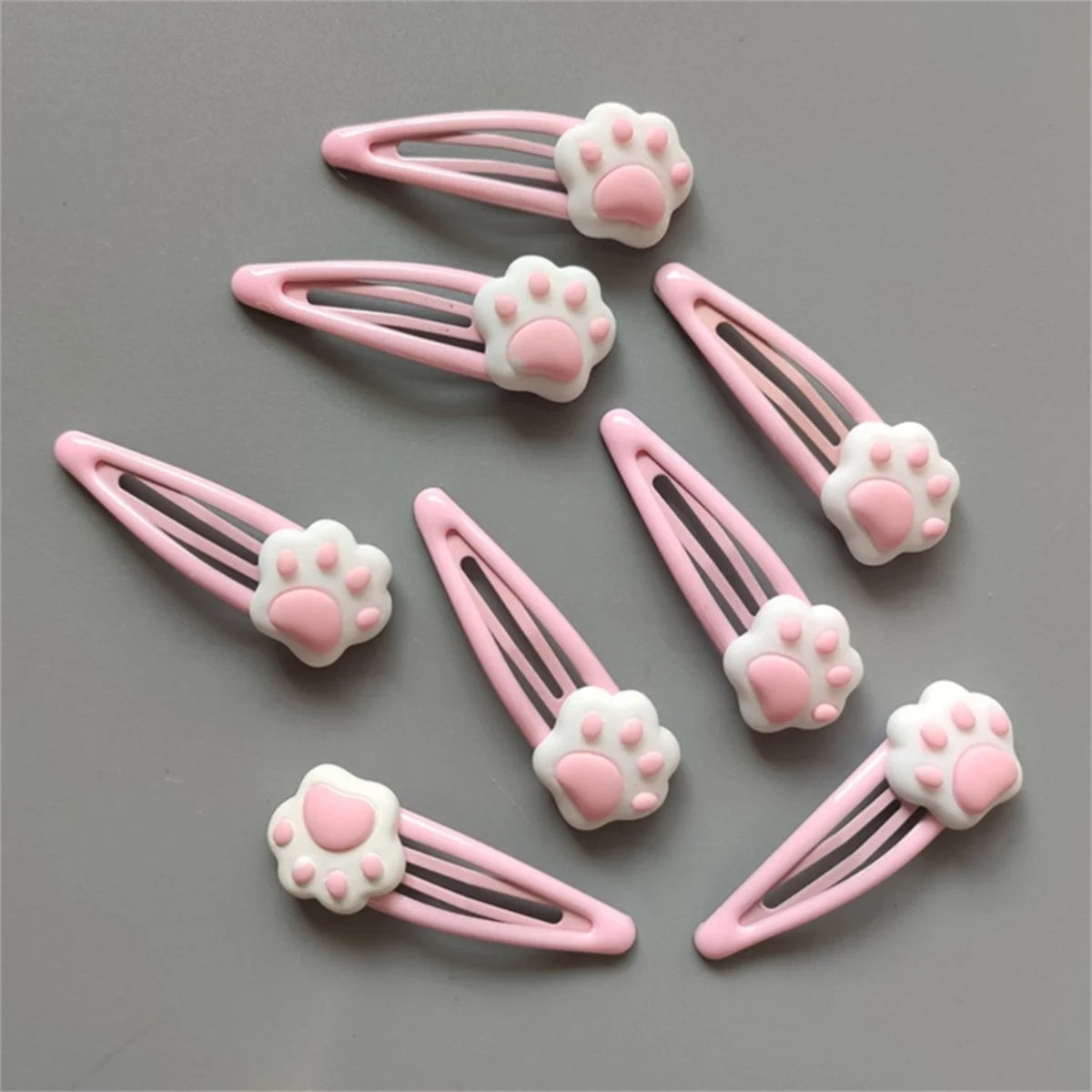 Y2K Cartoon Cat Paw Hair Clip Headwear - Stylish Travel Hairpins & Headdress Hairclip for Girls Fashionable Hair Accessories