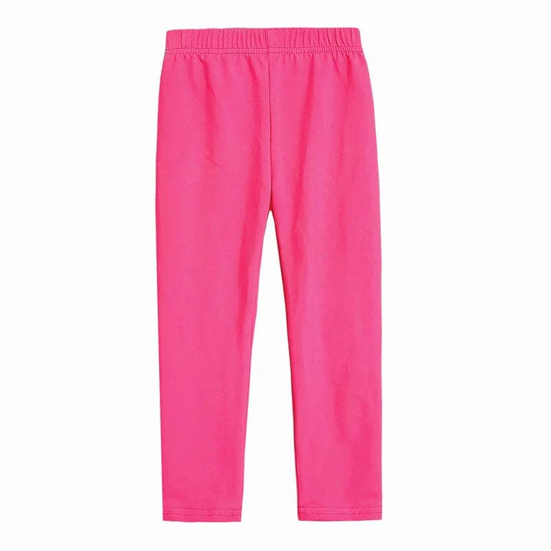 Spring Summer Baby Girls Leggings Cotton Soft Elastic Candy Color Kids Tight Pants