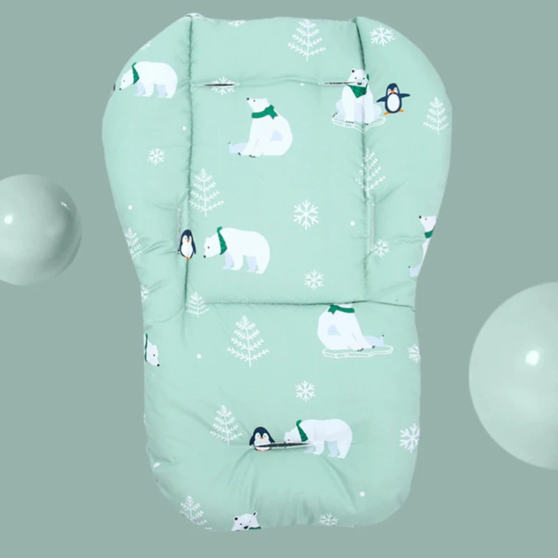 Baby Kids Highchair Cushion Pad Mat Booster Seats Cushion Pad Mat Feeding Chair Cushions Pad Stroller Cushion Mat Cotton