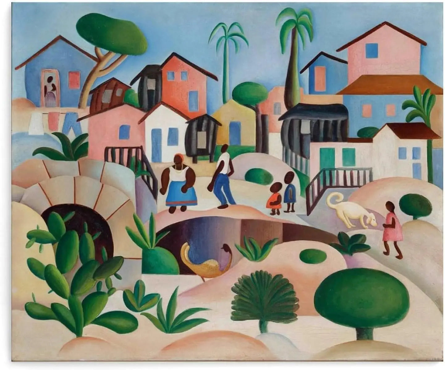 Modernist Surrealist Abstract Art Posters by Tarsila Do Amaral (2) Wall Poster Art Canvas Printing Gift Office Bedroom Aesthetic