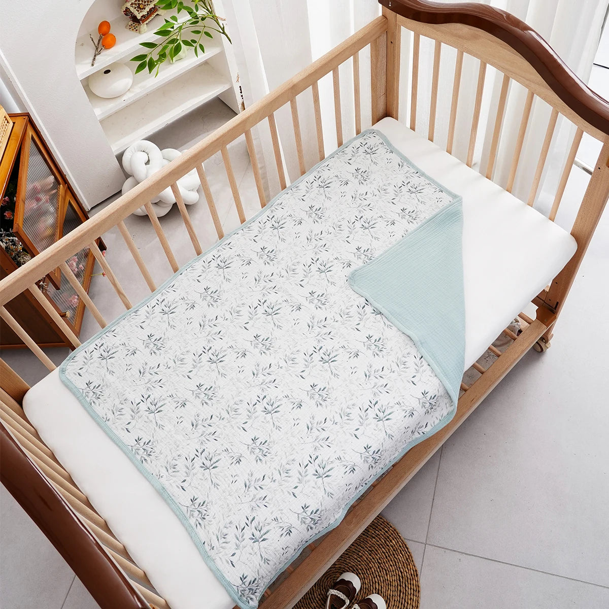 #My Soft Life# 75X100cm Baby Receive Blanket for Newborn Cotton Muslin Swaddle Blanket Bedding Infant Bath Towel