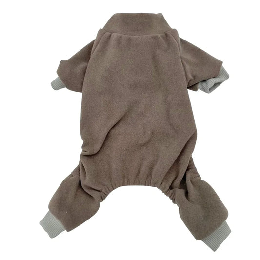 Winter Fleece Dog Pajamas Pet Clothes For Small Medium Dogs Cat Pyjama Puppy Jumpsuit for Dogs Sleepingwear Warm Clothing Coat
