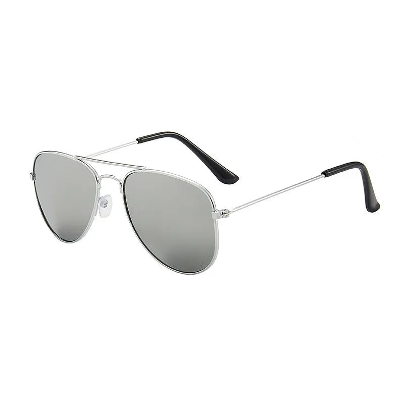 New vintage Sunglasses new fashion baby kids boy girl Pilot sunglasses metal frame goggles glasses for kids children