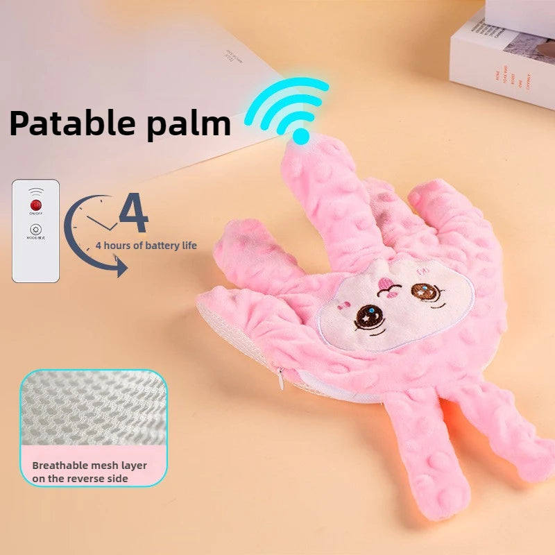 Soothing Baby Sleep Aid Pillow Babies Soothing Palms Baby Sleep Aid Infant Calming Sleeper Remote Control Hand Palms for Toddler Baby Room Decoration Подушки для сна Breastfeeding Pillow