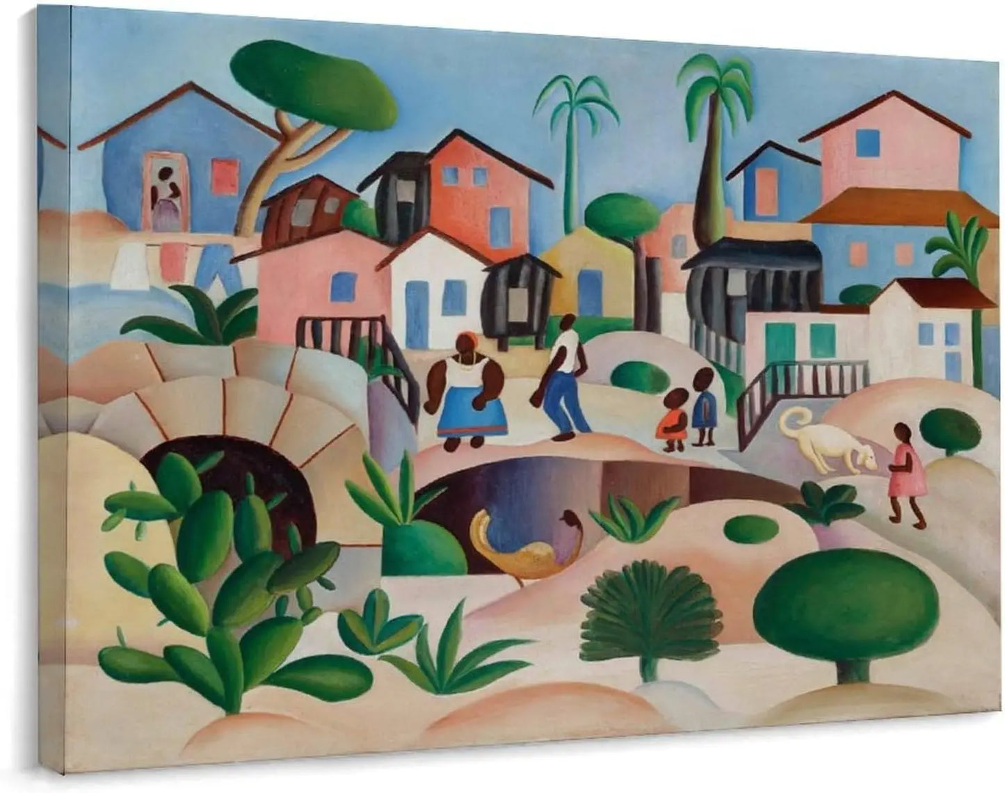 Modernist Surrealist Abstract Art Posters by Tarsila Do Amaral (2) Wall Poster Art Canvas Printing Gift Office Bedroom Aesthetic