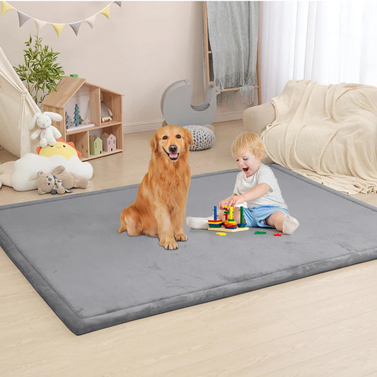 4 Colors Baby Crawling Play Mats Non-Slip Thick Soft Foam Baby Activity Rug Gym Baby Carpet Mother+Kids Area Rug