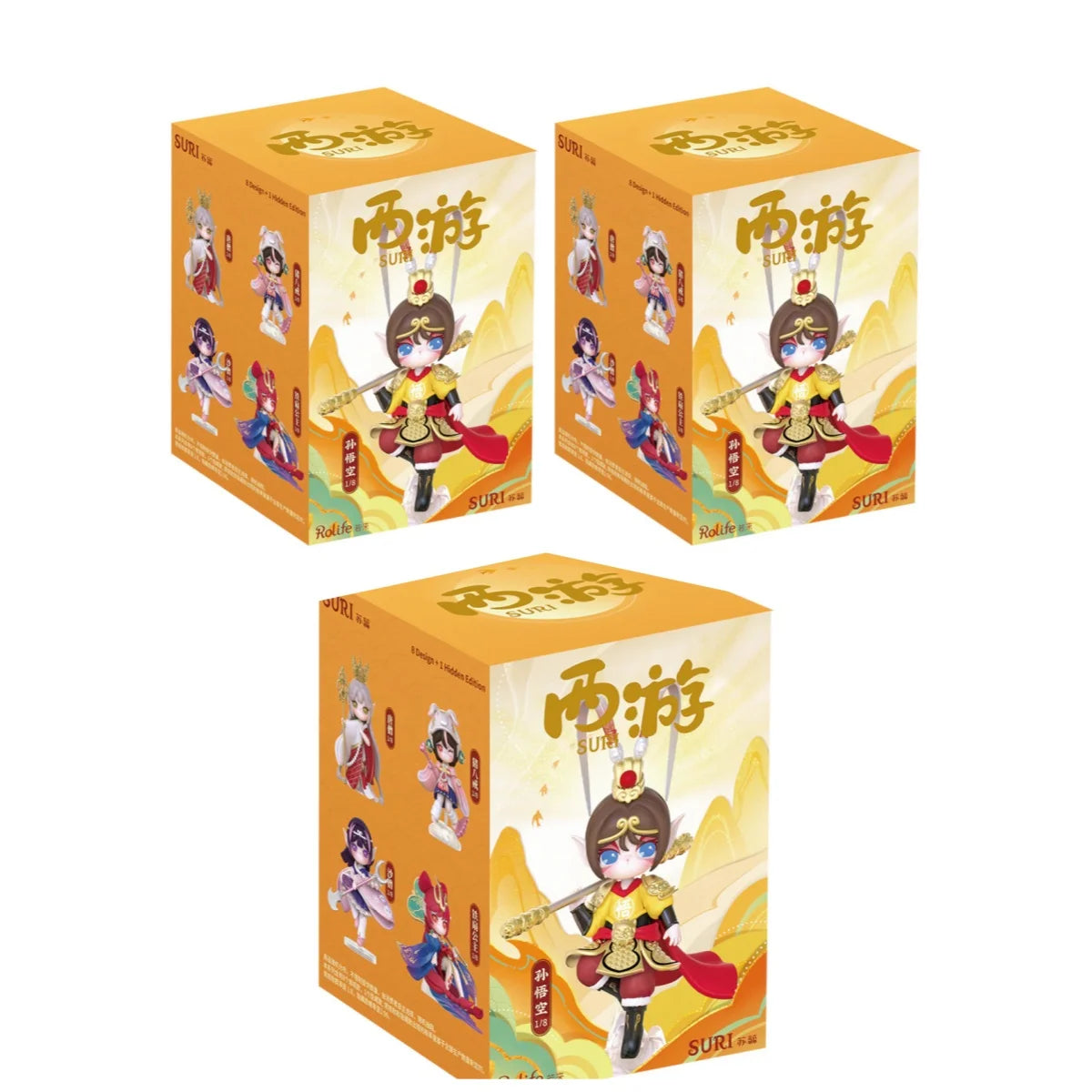 Rolife Suri Blind Box Suri's Journey to the West Action Figure Collectible Doll Toys Surprise Box Gift for Kids Friends Adults