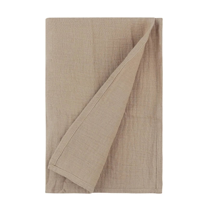 Baby Muslin-Towel Cotton Swaddle Blanket Infant Summer Thin Quilt High Absorbent Bath Towel Air Conditioned Room Blanket