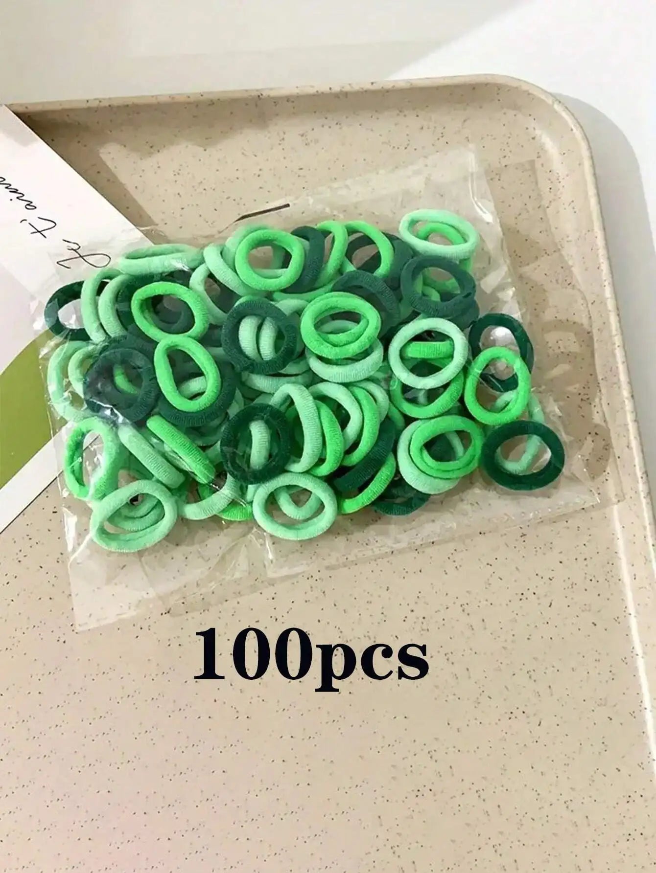 100Pcs Girls Elastic Hair Ties Colorful Nylon Small Hair Tie For Teen Ponytail Holder Scrunchie Teen Hair Accessories
